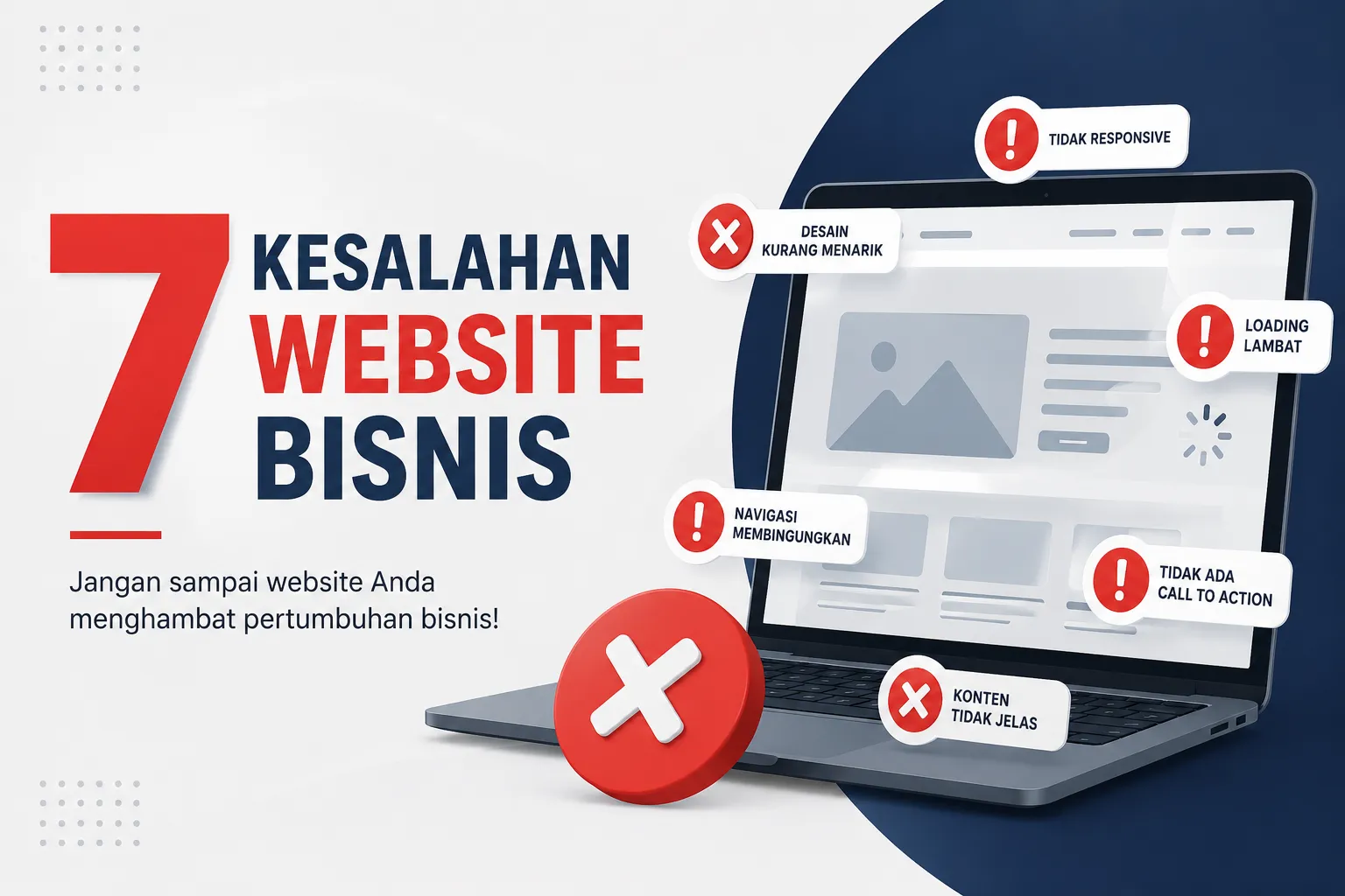 7 Kesalahan Umum Saat Membuat Website Bisnis