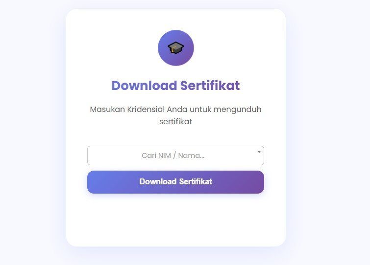 Sistem Generator Sertifikat Online